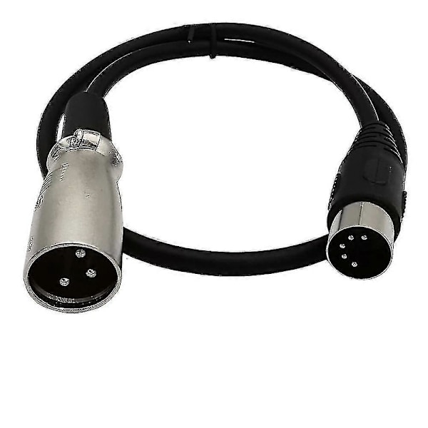 DIN 5-nastainen XLR XLR:ään ja naarasäänijohto MIDI XLR-sovitinkaapeli 0,5 m 1,5 m 5 jalkaa