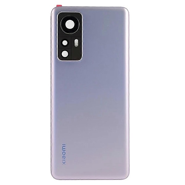 Bakre batteridekselet for Xiaomi 12 5G/12X 5G med kameraringlinsedeks - Reservedel Multicolor Style C