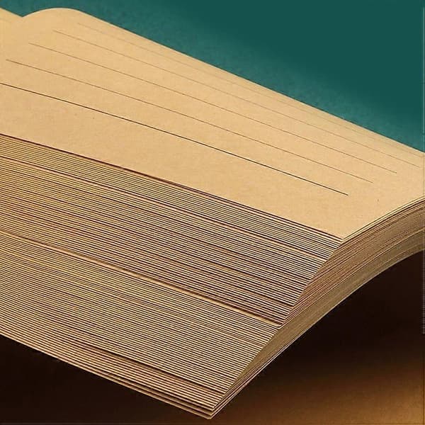 100 ark studentbrevpapper, postbrevpapper, målarbrevpapper, kraftpapper[D] Khaki 21.00X14.50X0.10CM