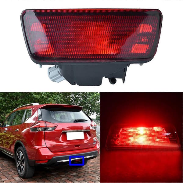 Bil Bakre Støtfanger Tåkelys Brems Reflektor Lys For Nissan Juke Rogue[D]