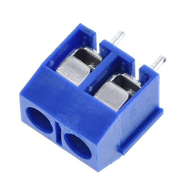 100 st KF301-2P 2-polig skruvterminalanslutning 5mm stigning 15A 300V Spliceable