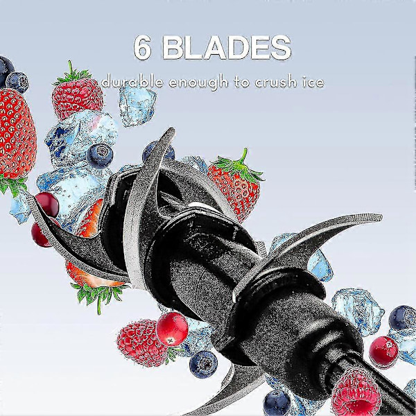 Udskiftnings 6-bladet kniv til Ninja Blender 1100w Bl740 Crushing Pitcher[D]