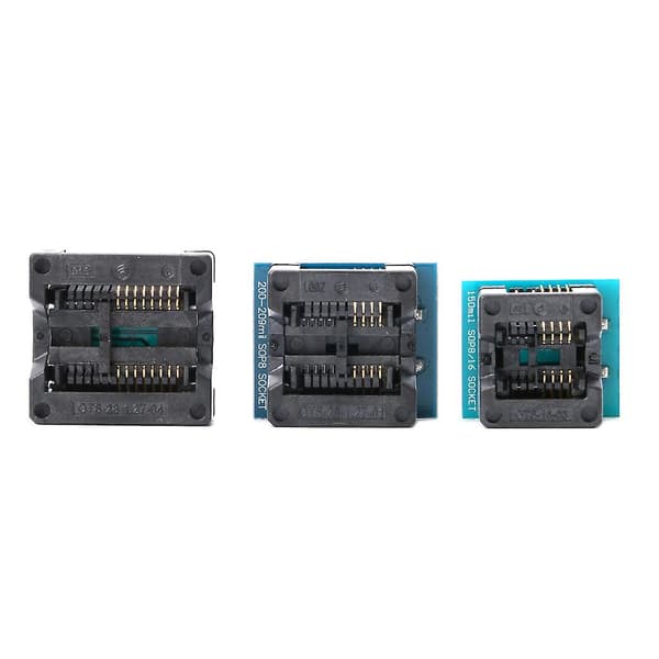 3 stk. SOP16 til DIP8 Adapter+SOP8 Adapter IC Programmeringssokkel for EZP2010 EZP2013[D]