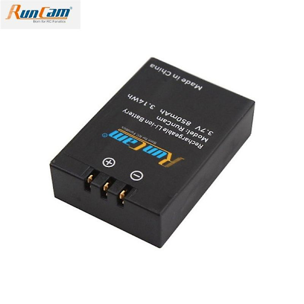 RunCam Irrotettava akku malleille RunCam 2/RunCam 3S/Scope Cam/Scope Cam Lite/Scope Cam 4K 850mah[D]