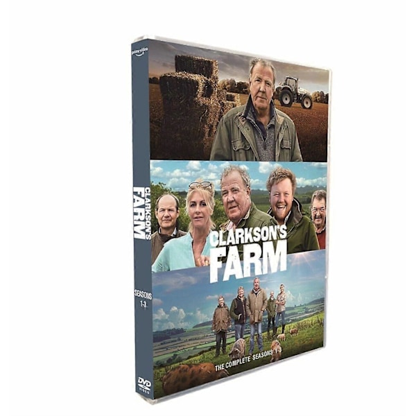 Uusi Boksi Clarkson's Farm Kausi 1-3 DVD TV-sarja 6-Levyn Englanti[D]