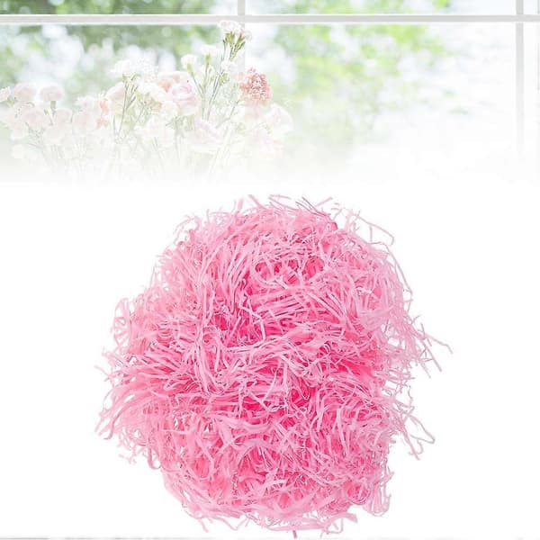 Raffia Rivet Silke Förpackningslåda Tillbehör för 1-pack Rosa Lådfyllning[D]