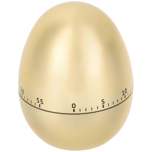 Kreativ Æggeform Timer Interessant Tids Påmindelsesværktøj Køkken Madlavningstimer Studenter Timer Golden 8x6.5cm