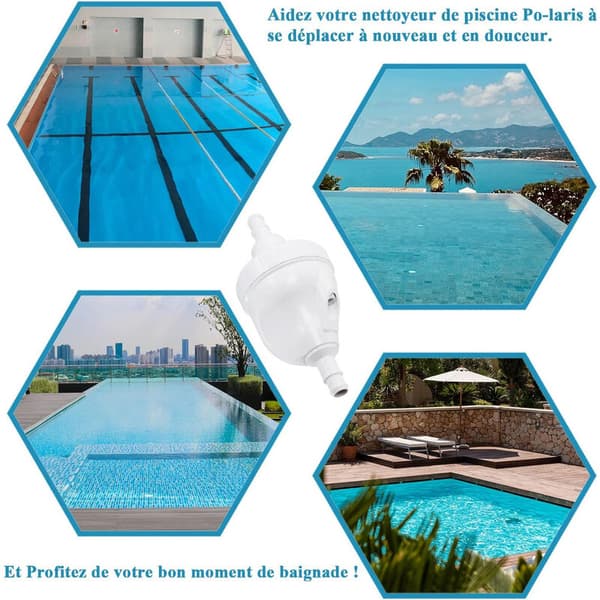 G52 Nödbackventilbyte för Polaris 180, 280, 380, 480, 3900 Zodiac G52 Ventil 0.05