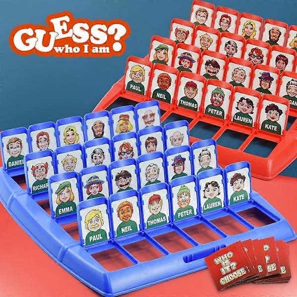 Gissa Vem Brädspel Roligt Party Familj Minne Logiskt Tänkande Antistress Interaktiva Gissnings Klassiska Spel Leksak för Barn[D] Animal