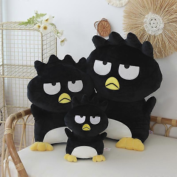 GaiBoSi Sanrio Bad Badtz Maru Plyschleksak Mjuk Söt Japansk Stil Anime Svart Pingvin Dockan Krama Plyschleksaker Födelsedagspresenter Flickor 30/40/60cm
