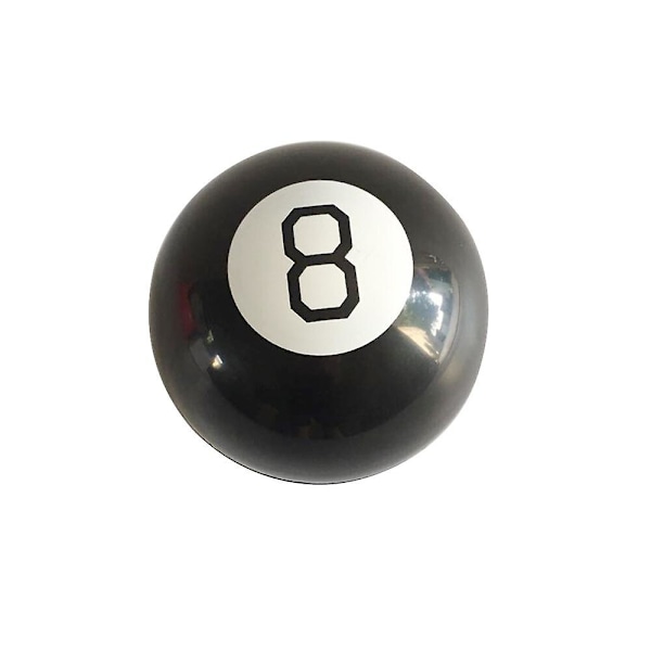 Magic 8 Ball Charm Beslutningsmystisk Bold Nyhed Strømpe Fortune Teller Legetøj