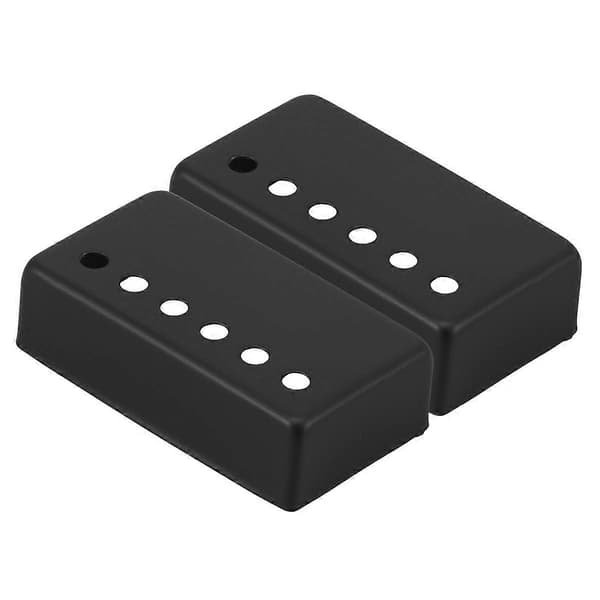 Gitarr Pickup Skydd Elgitarr Dubbelspole Pickup Ersättning Svart 2Set[D] Black 2pcs