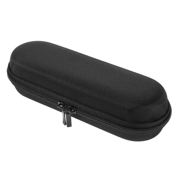 Tandborstfodral för resa, elektrisk tandborste, förvaringsväska, rektangulär form, dammtät, resevänlig, 1 set [D] Black 22.00X8.00X5.00CM