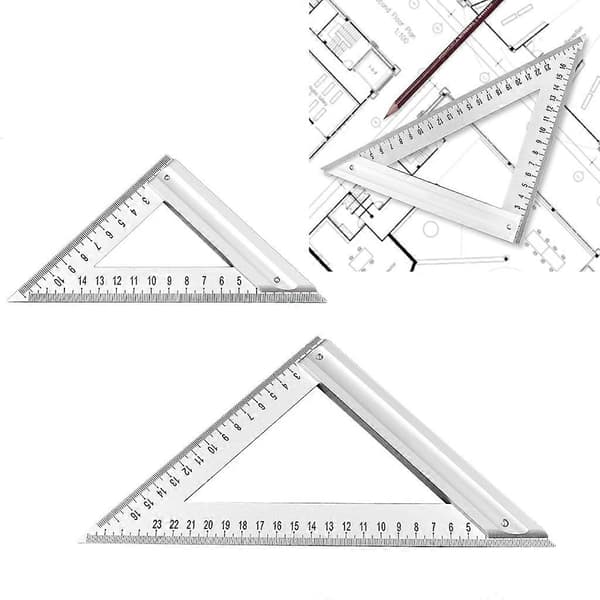 Tømrer Vinkel, Aluminium Vinkel Tømrer [D] 18CM