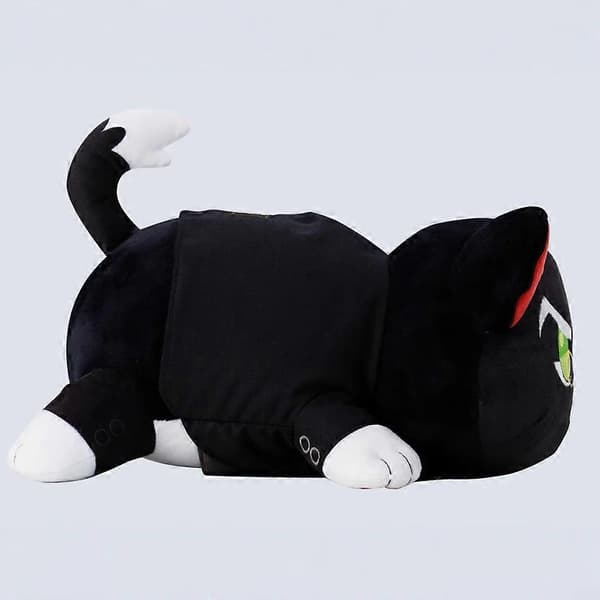 Lackadaisy pehmolelu leikkisä kissa pehmolelu pehmonukke [D] 25cm