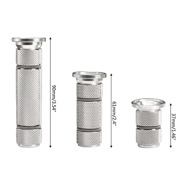 Cykelgaffel Förlängningsplugg 28.6mm Kolfiber Aluminium Gaffelstyrrör Adapter[D] M