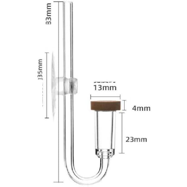 Keraaminen CO2-diffuusori vesikasveille, CO2-sumutin diffuusori maisemointiin, mikrosumutus (D)