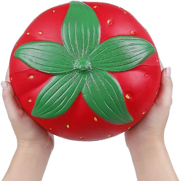 Jordbær Super Stor Antistress Squishies Klem Klem Legetøj Langsomt Stigende Squishies Jumbo Legetøj Langsomt Stigende Legetøj [kk]