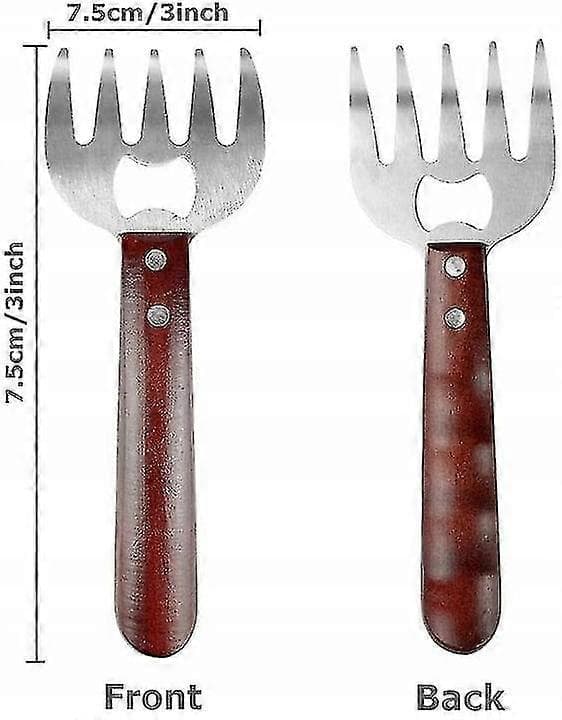 Kødseparator Kødseparator Køkkenredskaber Gaffel 2 Stykker Kødseparator Rød[D]