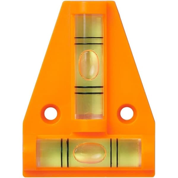 341215 Trekantet vaterpas med magnet, orange (D)