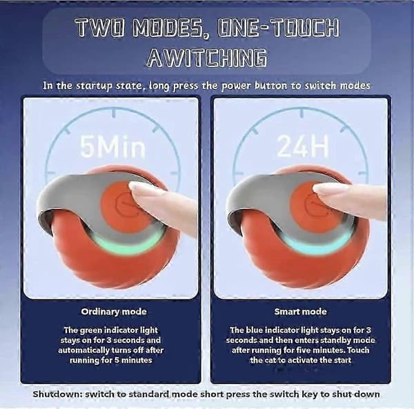 2-pack Speedy Tail 2.0 Kattleksak, Interaktiv Kattleksak, Kattleksaker för Inomhus[D]
