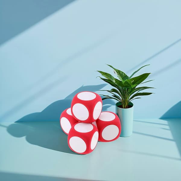 Tomt skum 4 st för DIY-spel Stort klassrum Skrivbart set[D]