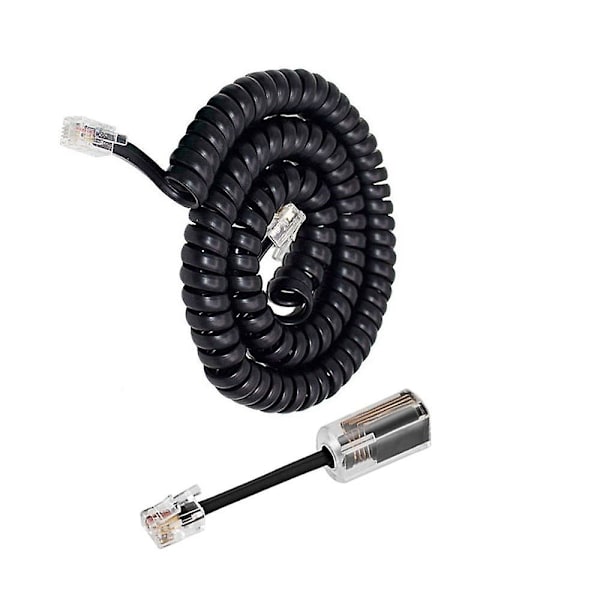 Telefonlursladdset - Avtagbar och Trasselfri (2-pack)