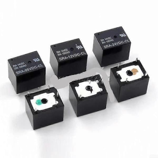 Sra-05Vdc-Cl/ Sra-12Vdc-Cl Pcb Sort Bilkraftrelé[D]