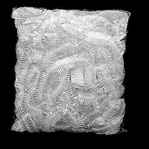 Förpackning med 100 st Engångs Transparenta Duschmössor för Salong Spa Dusch [D] 44 cm