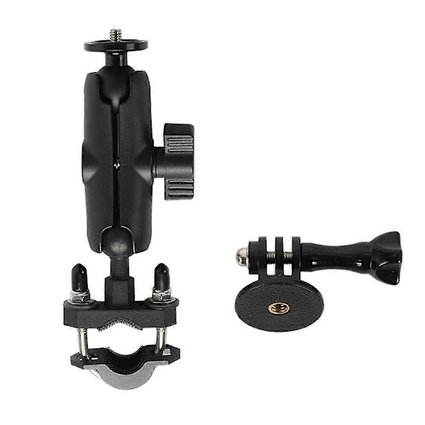 Moottoripyörän urheilukameran kiinnike GoPro 11/10/Insta360 One R -kameroille, säädettävä tukiteline [D]