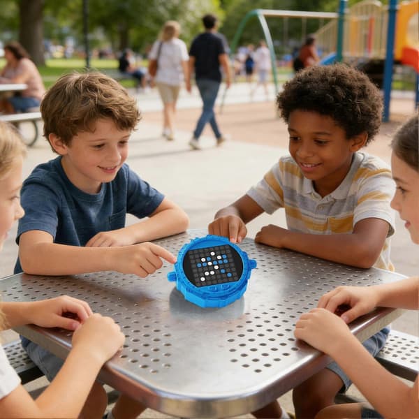 AI Handhållet Reseschackspel Smart Hjärngymnastik Pussel Leksak Bärbart Brädspel (D) B