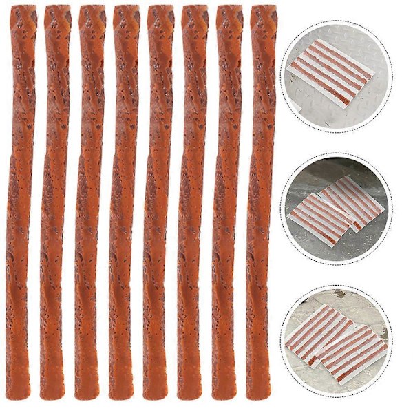 50 stk Dæk Reparationsstrenge Gummi Strimler Dæk Reparationsstrimler Gummi Tætning Strip Dæk Reparationsværktøjer 10.00X0.50X0.50CM