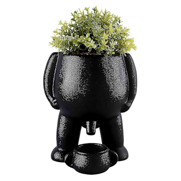Piss Pot Plantekasse, Piss Pot til Planter, Tissende Plantepotte, Sjov Blomsterpotte Vase til Hjemmet White