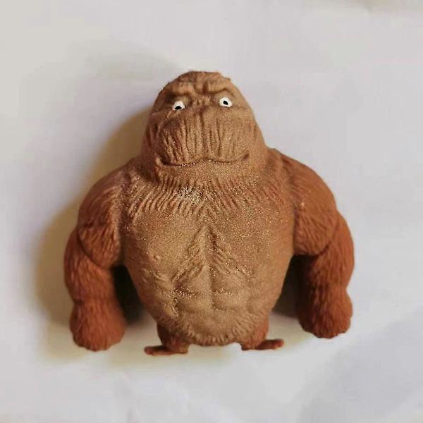 100% Ny Monk E Drop Fallande Gorilla Apa Stretchy Squishy Stressboll