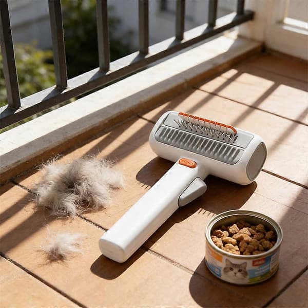 Kattkam för avmattning och fällning – tar effektivt bort löst hår (D)