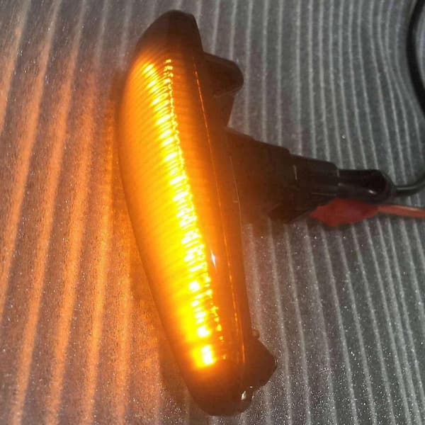 6x Røget Linse Gul LED Dynamisk Front Side Markeringslys Til X Sport 2011-2020[D]