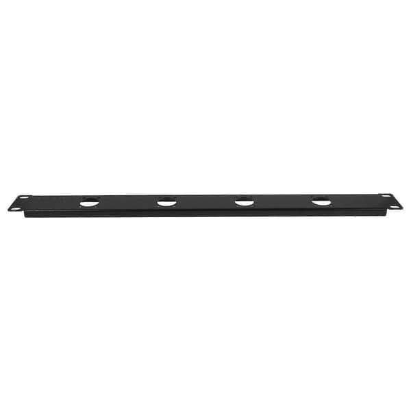 XLR Panelmontering: 1U 4 Port Audio Patch Panel Hængslet Rackmonteringsplade - Ledningsorganisator Ledningsstyringsbakke til Netværksskab og Computer [D]