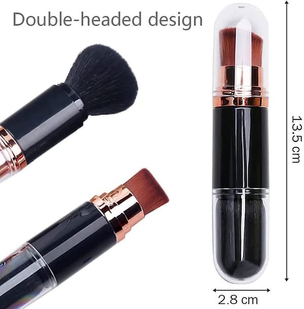 2023 - 2-i-1 Foundation Makeup Brush Foundation Infällbar Kind Makeup Tool[D]