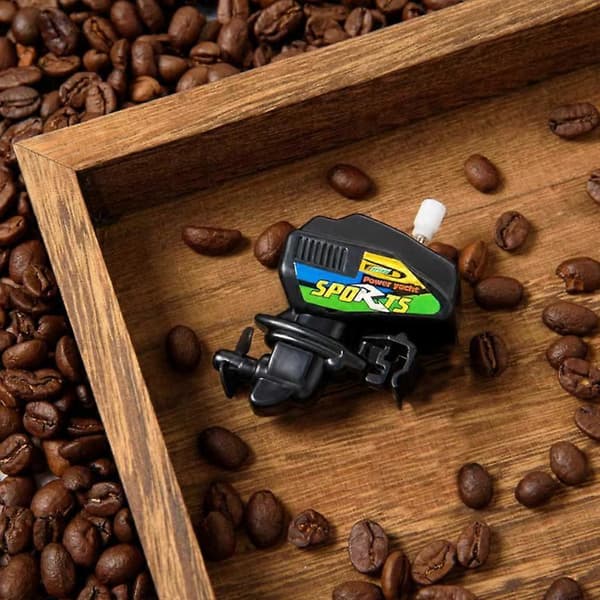 Mini bådmotorformet kafferører, drikkeblander til hjemmekøkken og bar (D)