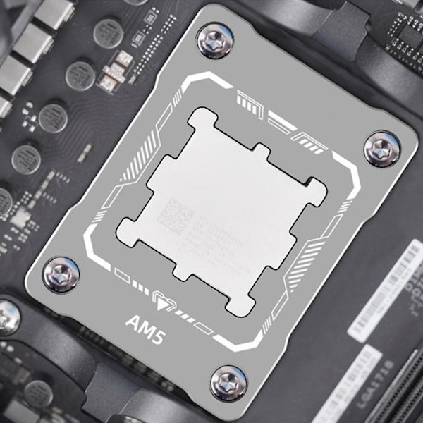 AM5 CPU Kontaktram AM5 Full Fixerad Märkfri Monterare för AMD AM5 Skydd Silver