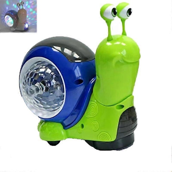 Ljusstark Snigel Leksak, Disco Snigel Leksak, Disco Snigel Baby Leksak, Lysande Snigel Leksaker