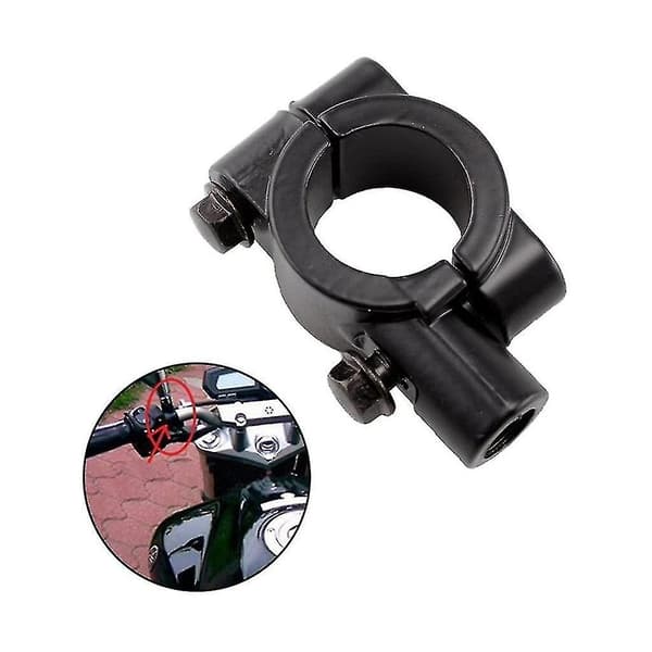 Motorcykel Cykel Styrefäste Spegelhållare Klämma Adapter (2st)[D]