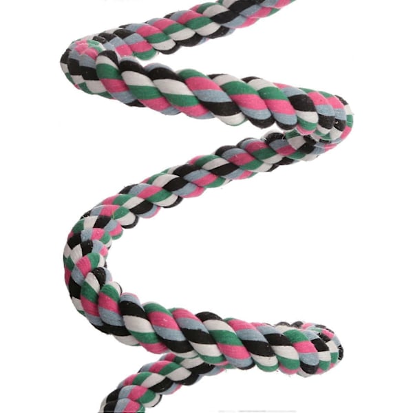 Fugl Spiral Tau Abbor, Bomull Papegøye Huske Klatre Stående Leker med Bjelle (Stor - 200CM)[D]