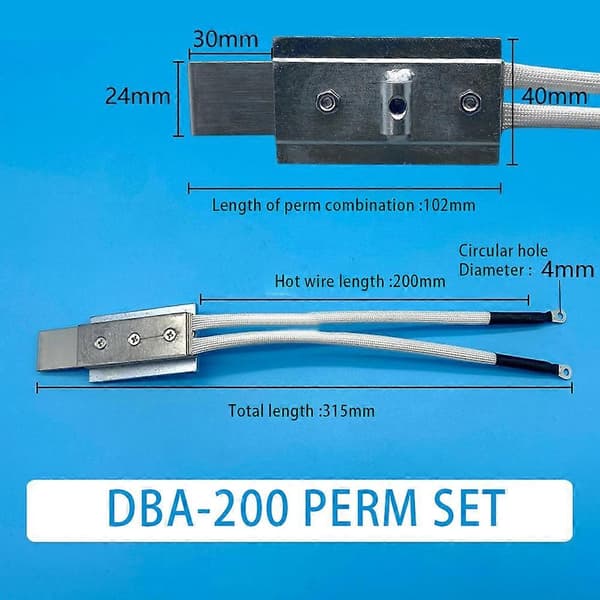 1 stk 2A-4100 / 2A-4102 for DSI DBA200 Automatisk Stroppemaskin Varmeelement[D] B DBA-200