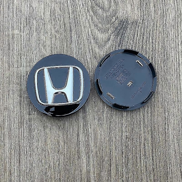 (svart) 69mm) Bil Logotyp Center Cap Fälglockar Navskydd Logotyp Badge Emblem För Honda (passar Hon-da