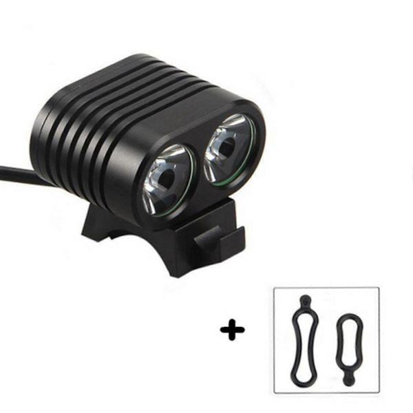 8000 Lumenin XM L2 LED Pyöräily Etu Polkupyörän Ajovalo Musta[D]