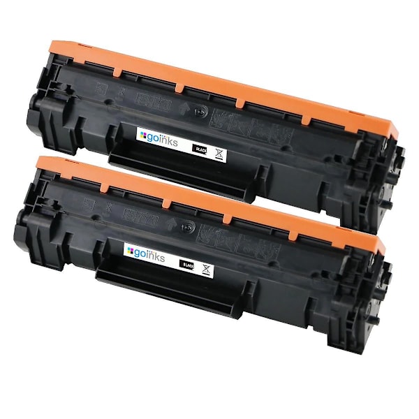 2 svarte laserblekkpatroner for å erstatte HP CF244A (44A) Kompatibel/ikke-OEM for HP LaserJet Pro-skrivere Black H-CF244A-2