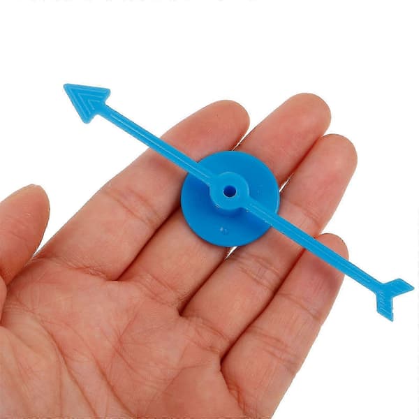 25 stk. plastikpilspinner til brætspil DIY spilpile Udskiftningspil Spilpeger-spinnere[D]