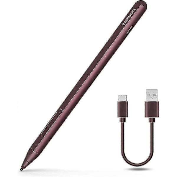 Raphael 520c Styluspenn for Surface, USB-C-lading, Designet i Houston, Passer til Surface Pro 9 & Pro 8/bærbar sølv