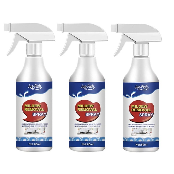 1-3st Mögelrengöring Skummögeldeodorant Dekontamineringsspray Mould 60ml [kk] 3PCS